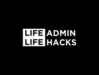 Life Admin Life Hacks logo design by haidar