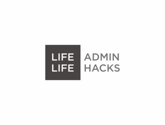Life Admin Life Hacks logo design by Devian