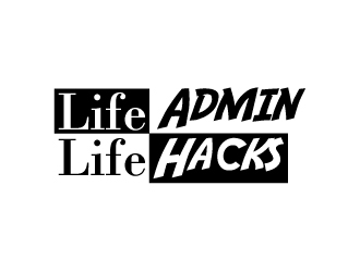 Life Admin Life Hacks logo design by corneldesign77