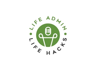 Life Admin Life Hacks logo design by Suvendu
