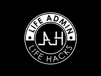 Life Admin Life Hacks logo design by MAXR