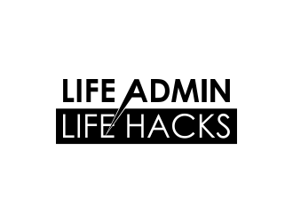 Life Admin Life Hacks logo design by ROSHTEIN