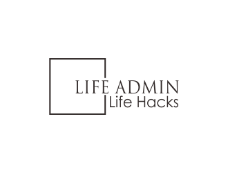 Life Admin Life Hacks logo design by ROSHTEIN