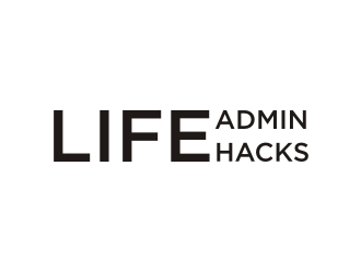 Life Admin Life Hacks logo design by ohtani15
