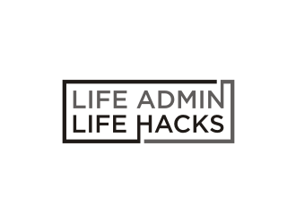 Life Admin Life Hacks logo design by ohtani15