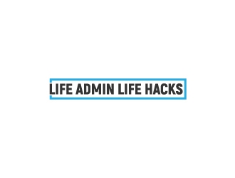 Life Admin Life Hacks logo design by kasperdz