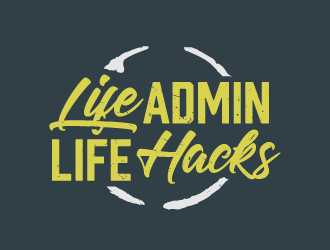 Life Admin Life Hacks logo design by akilis13