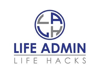 Life Admin Life Hacks logo design by MAXR
