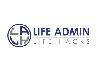 Life Admin Life Hacks logo design by MAXR