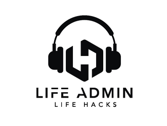 Life Admin Life Hacks logo design by gilkkj