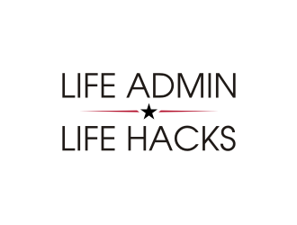 Life Admin Life Hacks logo design by Landung