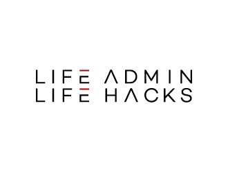 Life Admin Life Hacks logo design by quanghoangvn92