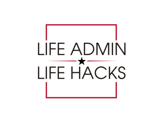 Life Admin Life Hacks logo design by Landung