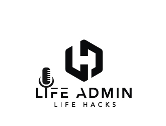 Life Admin Life Hacks logo design by gilkkj