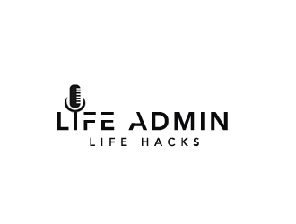 Life Admin Life Hacks logo design by gilkkj
