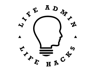 Life Admin Life Hacks logo design by Coolwanz