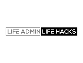Life Admin Life Hacks logo design by IrvanB