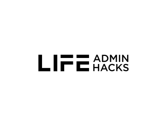 Life Admin Life Hacks logo design by dayco