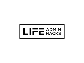 Life Admin Life Hacks logo design by dayco