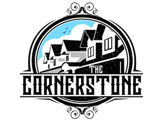 The Cornerstone logo design by DreamLogoDesign