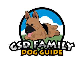 GSD Family Dog Guide logo design by Kruger