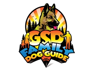 GSD Family Dog Guide logo design by shere