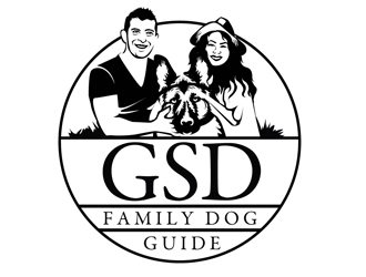 GSD Family Dog Guide logo design by shere