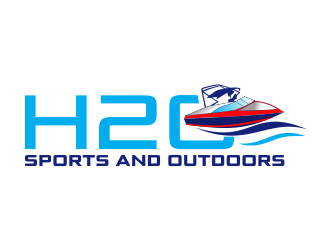 H2O Sports and Outdoors logo design by aldesign