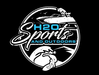 H2O Sports and Outdoors logo design by DreamLogoDesign