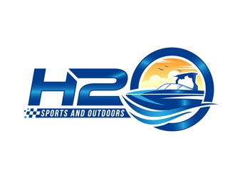 H2O Sports and Outdoors logo design by DreamLogoDesign
