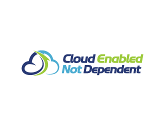 Cloud Enabled Not Dependent  logo design by shadowfax