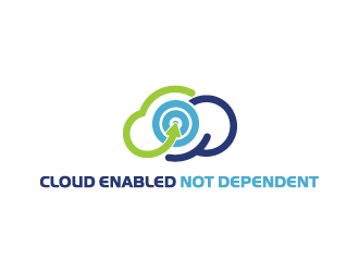 Cloud Enabled Not Dependent  logo design by shadowfax