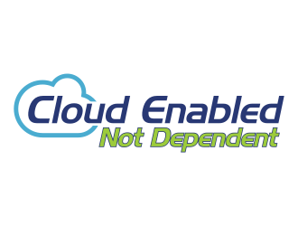 Cloud Enabled Not Dependent  logo design by Dakon