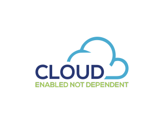Cloud Enabled Not Dependent  logo design by RIANW