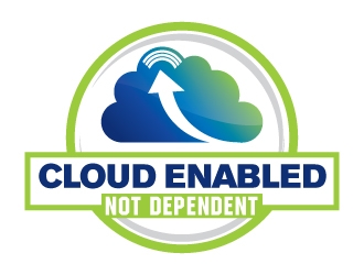 Cloud Enabled Not Dependent  logo design by Suvendu