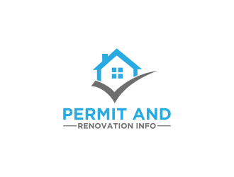 Permit and Renovation Info logo design by RIANW