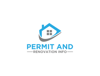 Permit and Renovation Info logo design by RIANW