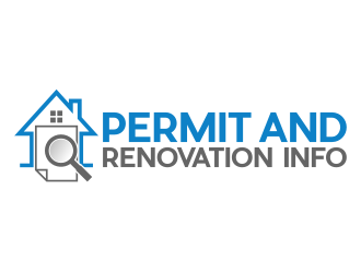 Permit and Renovation Info logo design by Dakon
