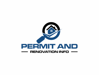 Permit and Renovation Info logo design by haidar