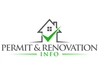 Permit and Renovation Info logo design by Dakon