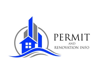 Permit and Renovation Info logo design by jetzu