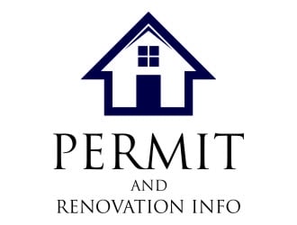 Permit and Renovation Info logo design by jetzu