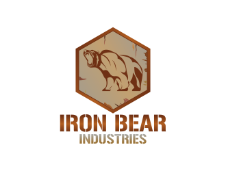 Iron Bear Industries logo design by Kruger