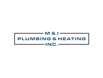 M & I PLUMBING & HEATING INC. logo design by Zhafir
