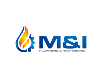 M & I PLUMBING & HEATING INC. logo design by hidro