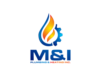 M & I PLUMBING & HEATING INC. logo design by hidro