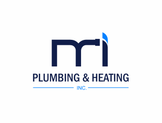 M & I PLUMBING & HEATING INC. logo design by serprimero