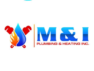 M & I PLUMBING & HEATING INC. logo design by uttam