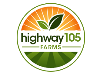 highway105 farms logo design by kunejo