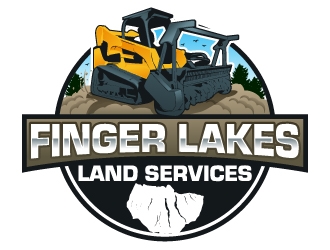 Finger Lakes Land Services logo design by Aelius